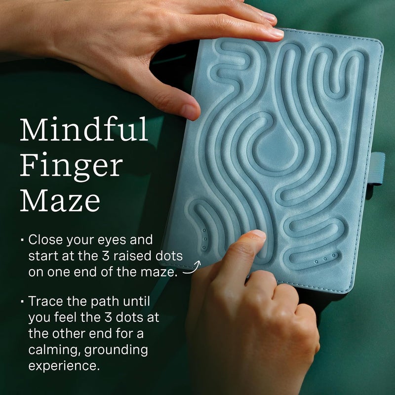 LifeLines Writing Wellness Gift Set - Scented Writing Set Includes Finger Maze Sensory Journal, 3 Scented Stacking Highlighters & 2 Lava Gel Pens - Aromatherapy & Sensory Immersion - Image 3